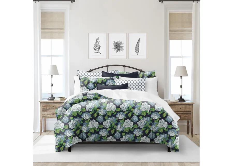 6ix Tailors Fine Linens Midnight Garden Navy Duvet Cover Set