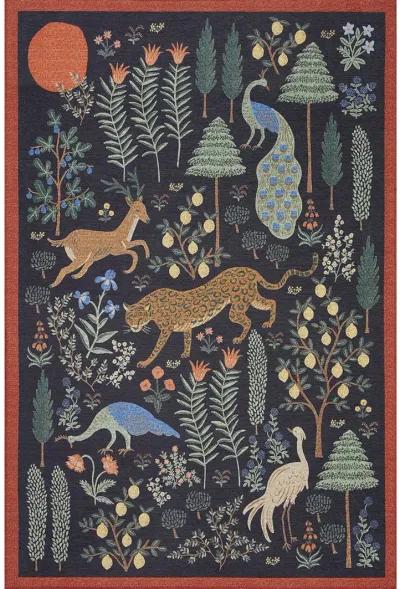 Menagerie MEN01 Black 3'9" x 5'9" Rug