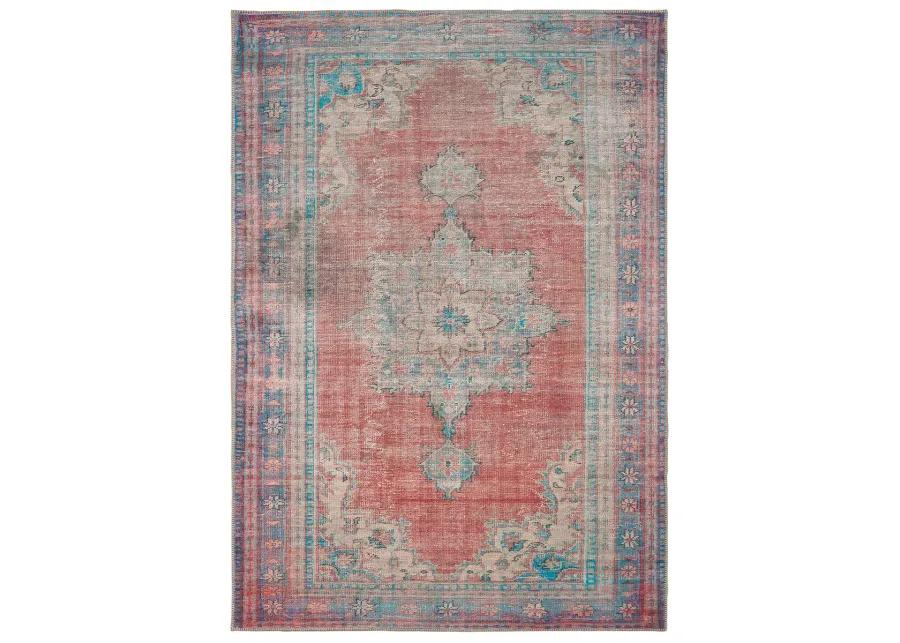 Sofia 7'6" x 9'11" Red Rug