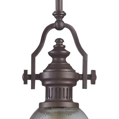 Chadwick 7'' Wide 1-Light Oiled Bronze Mini Pendant