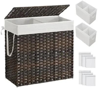 Collapsible Laundry Hamper Space-Saving Design with Easy-to-Carry Handles