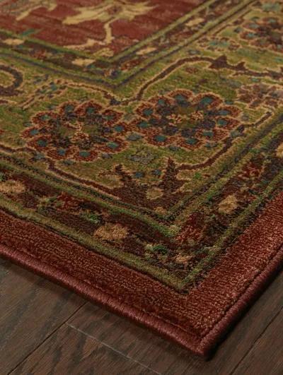 Kharma 2' x 3' Red Rug