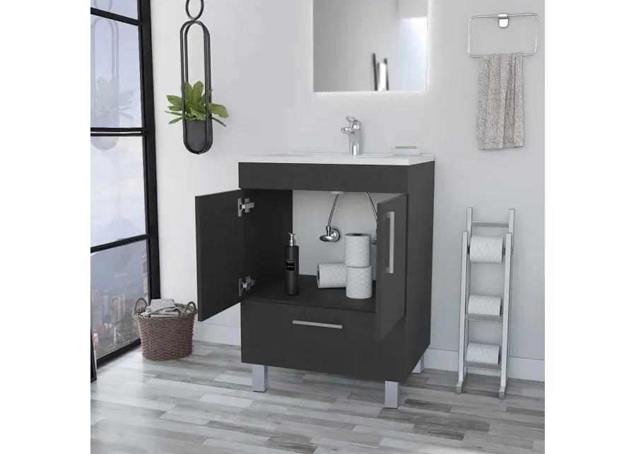 Single Bathroom Vanity Mayorca, Bathroom, Black