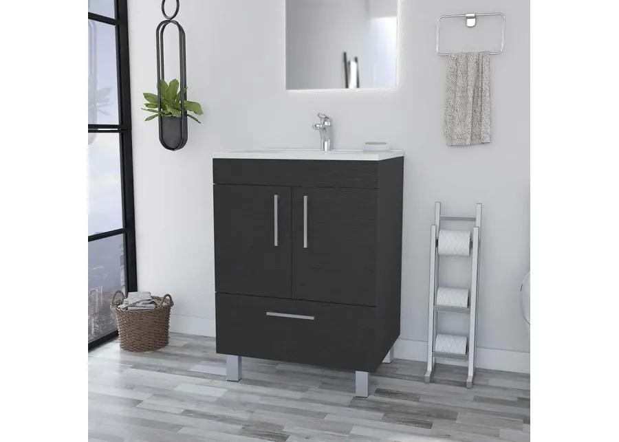 Single Bathroom Vanity Mayorca, Bathroom, Black