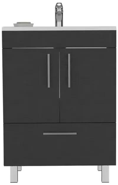 Single Bathroom Vanity Mayorca, Bathroom, Black