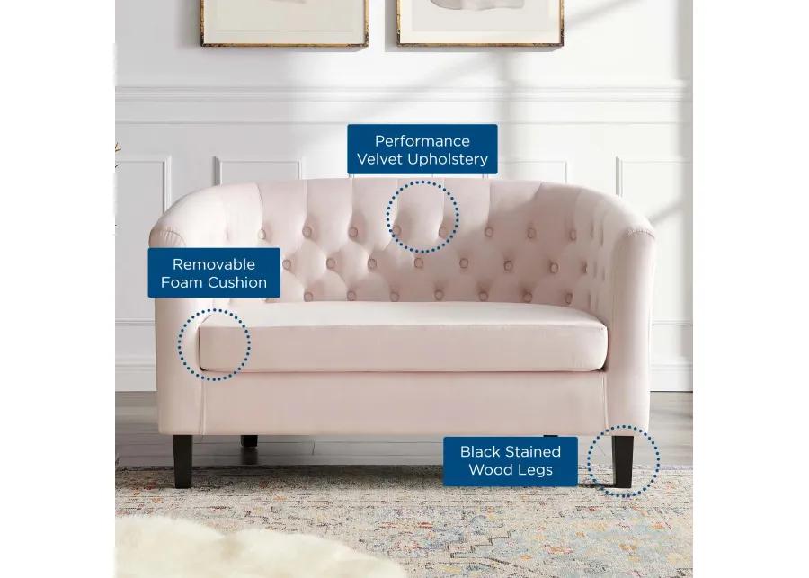 Prospect Performance Velvet Loveseat