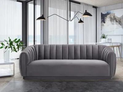 Arno Mauve Velvet Sofa