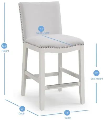 Comfort Pointe Arissa Snow Counter Stool