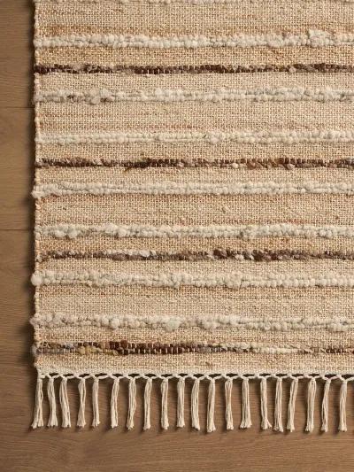 Nico Natural/Bark 5'0" x 7'6" Area Rug by Magnolia Home by Joanna Gaines x Loloi