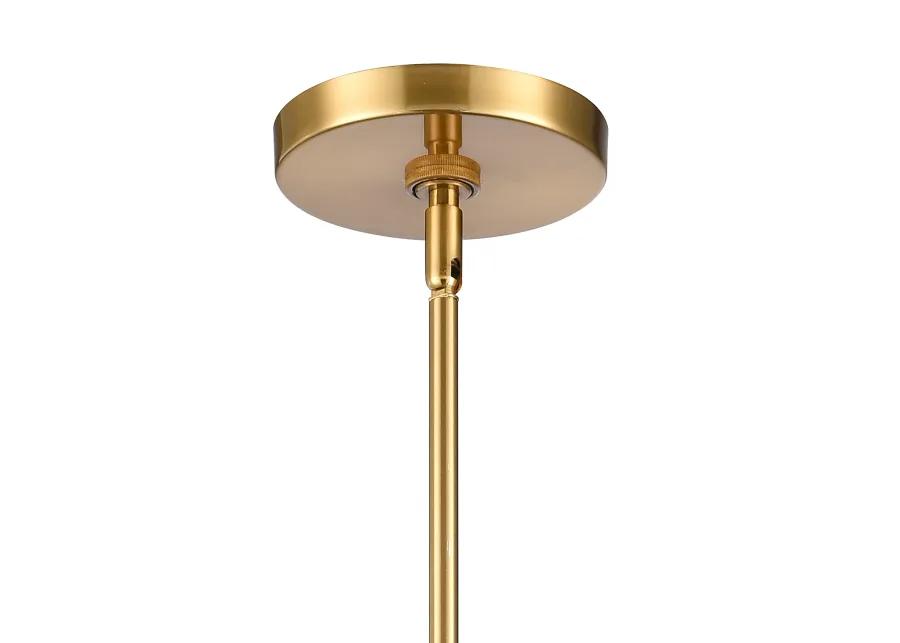 Brass Ice Blocks 6'' Wide 1-Light Mini Pendant