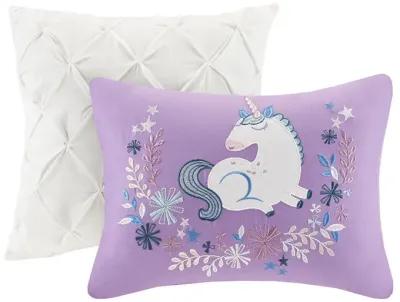 Gracie Mills Glenda Magical Unicorn Dreams Cotton Comforter Set