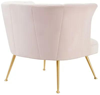 Veronica Channel Tufted Performance Velvet Armchair