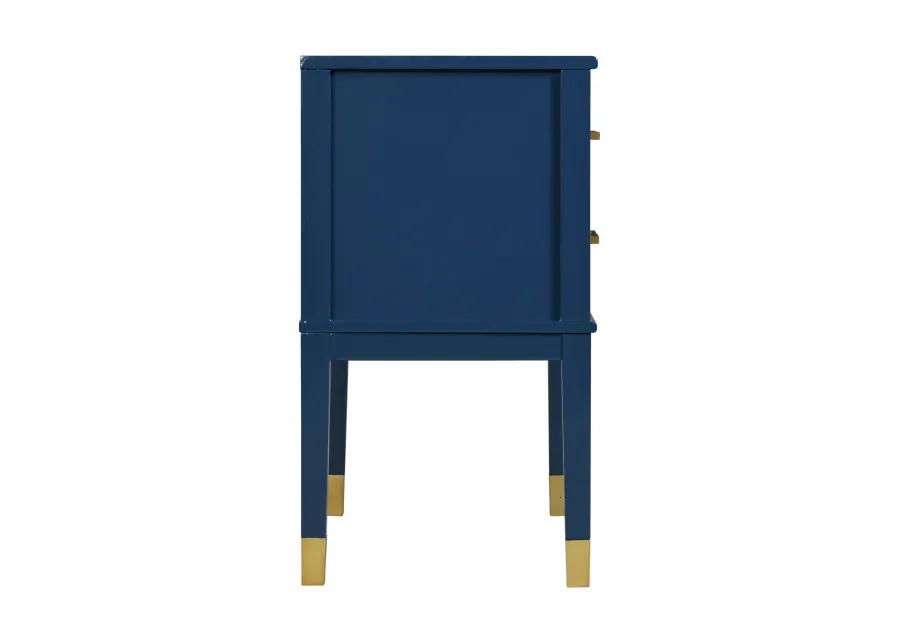 Brody Side Table in Navy