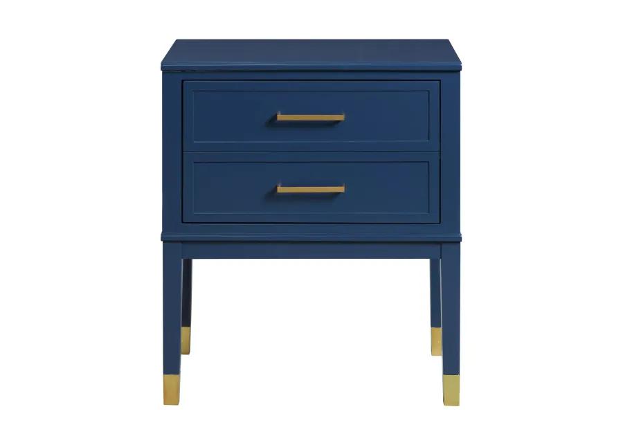 Brody Side Table in Navy