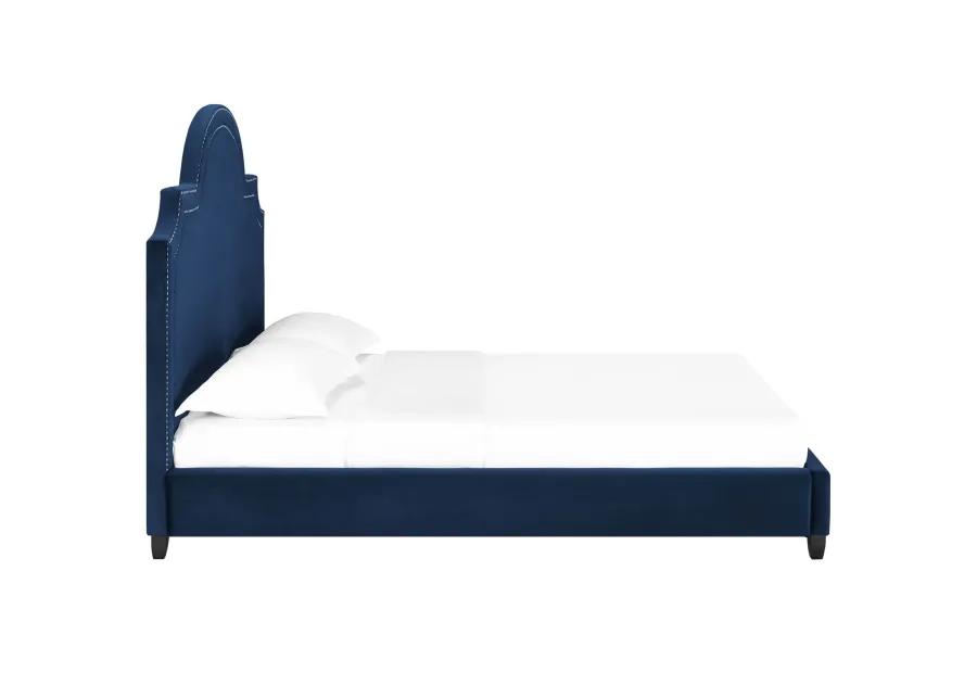 Modway - Primrose Queen Performance Velvet Platform Bed