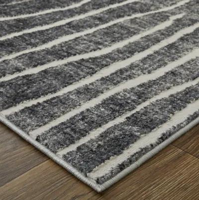 Kano 39LIF Black/Gray/Ivory 2'2" x 3' Rug