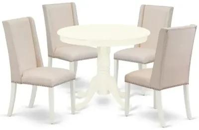 Dining Room Set Linen White