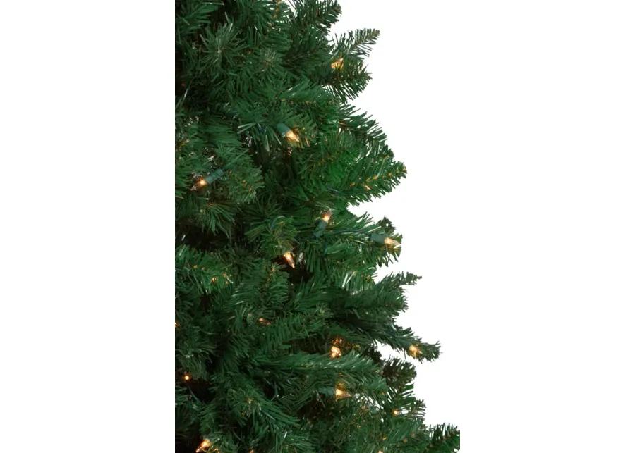 6.5 Ft Pre-Lit Ravenna Pine Artificial Christmas Tree - Warm White LED Lights