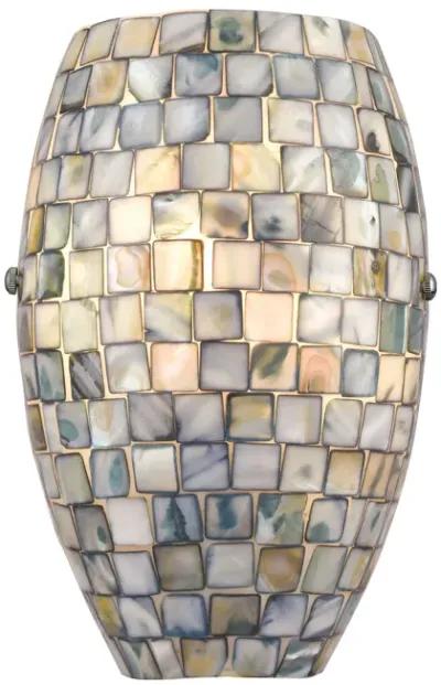 Capri 8'' High 1-Light Grey Sconce