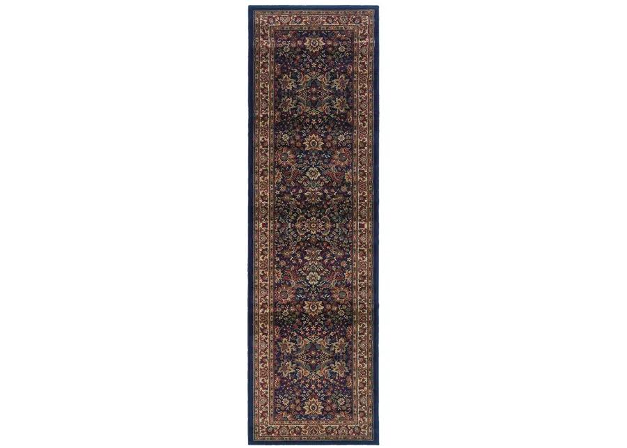 Ariana 2'7" x 9'4" Blue Rug