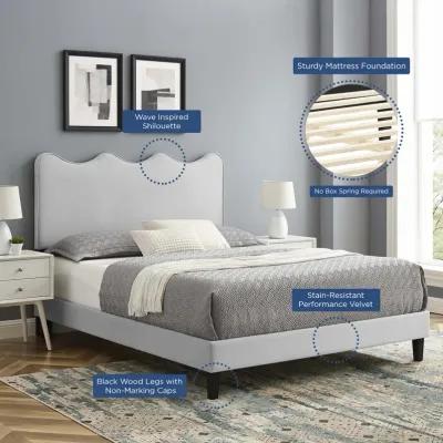 Modway - Current Performance Velvet King Platform Bed