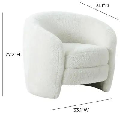 Belen Kox Luxe Faux Shearling Armchair, Belen Kox