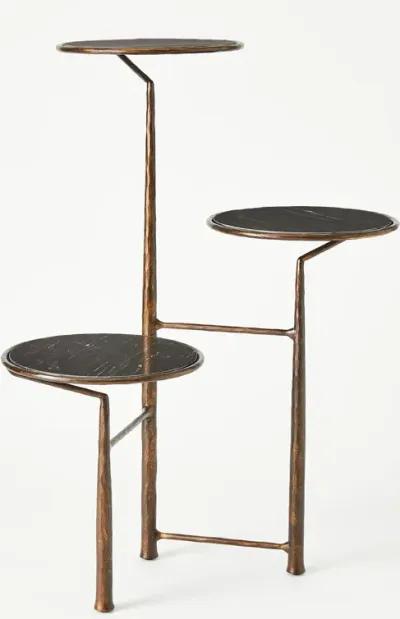 Unity Pedestal with Black Marble-Bronze