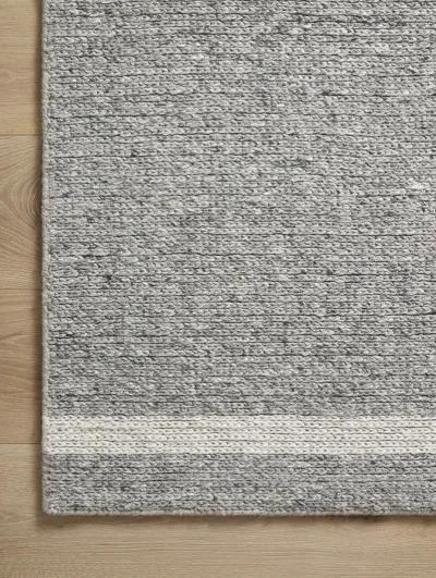 Ashby ASH04 Slate/Ivory 5' x 7'6" Rug