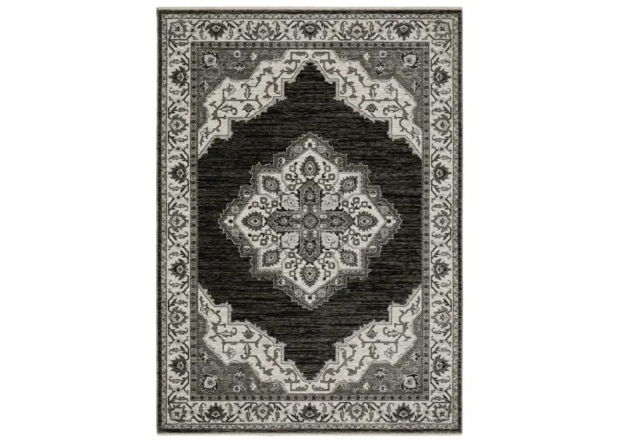 Chamberlain 2'3" x 7'6" Char Rug