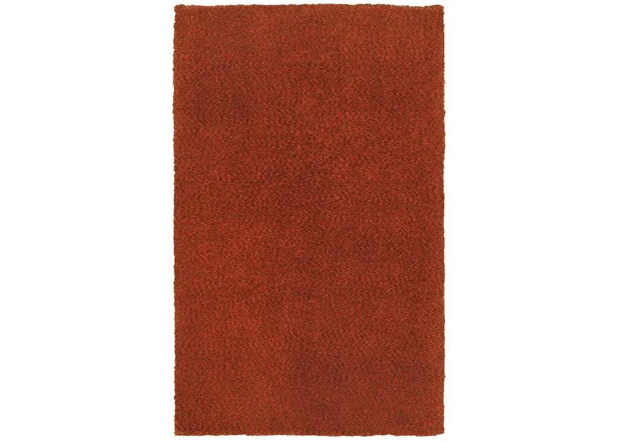 Heavenly 6'6" x 9'6" Red Rug