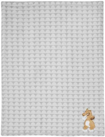 Lambs & Ivy Disney Baby THE LION KING Gray Fleece Appliqued Baby Blanket