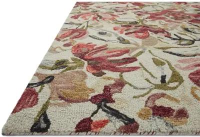 Bella BLM01 Ivory/Raspberry 7'9" x 9'9" Rug