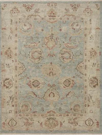 Helena HEL01 Light Blue/Beige 11'6" x 15' Rug