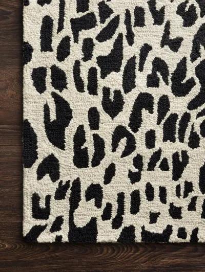 Masai MAS02 Black/Ivory 7'9" x 9'9" Rug