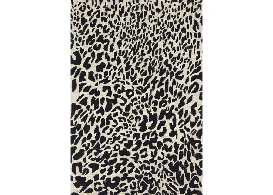 Masai MAS02 Black/Ivory 7'9" x 9'9" Rug