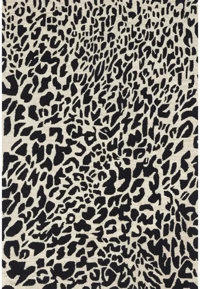 Masai MAS02 Black/Ivory 7'9" x 9'9" Rug