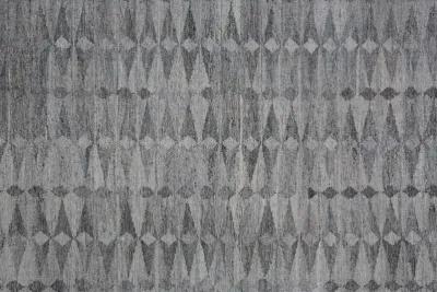 Beckett 0814F Gray/Silver/Ivory 9' x 12' Rug