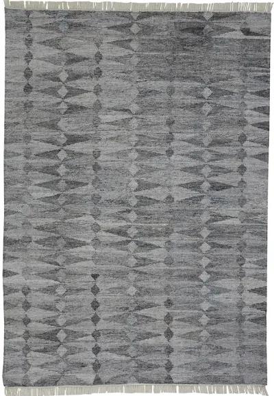 Beckett 0814F Gray/Silver/Ivory 9' x 12' Rug