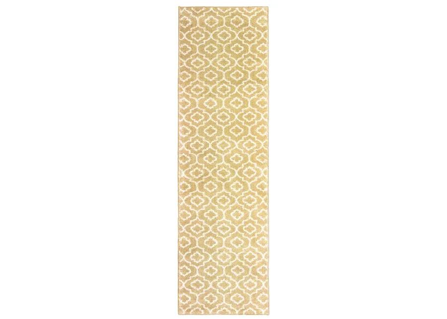 Carson 2'3" x 7'6" Gold Rug