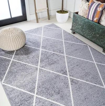 Cole Minimalist Diamond Trellis Area Rug