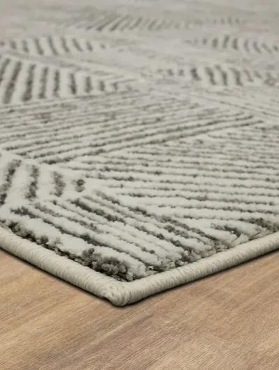 Vanguard by Drew & Jonathan Home Minoan Frost gray 6' 6" X 9' 6" Rug