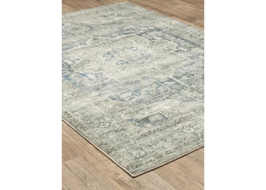 Savoy 5'3" x 7'3" Grey Rug