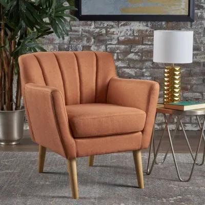 Merax Mid-Century Modern Fabric Home Club Chair