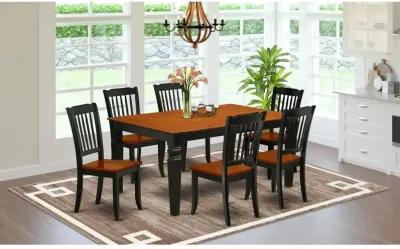 Dining Room Set Black & Cherry