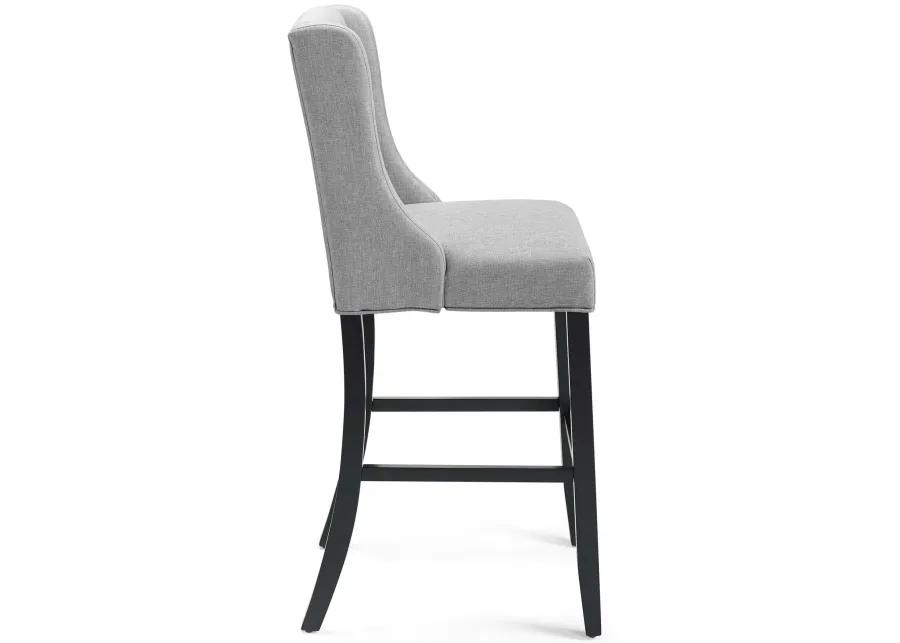 Baronet Bar Stool Upholstered Fabric Set of 2