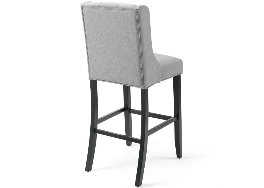 Baronet Bar Stool Upholstered Fabric Set of 2