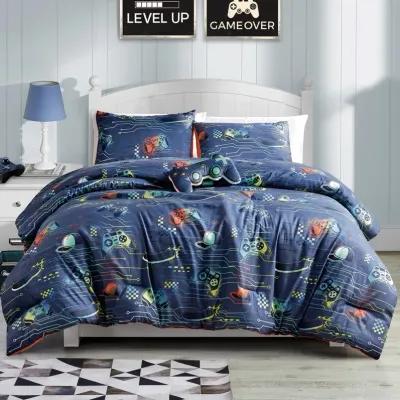 MarCielo Kids Girls Boys Comforter Set Game Boy.