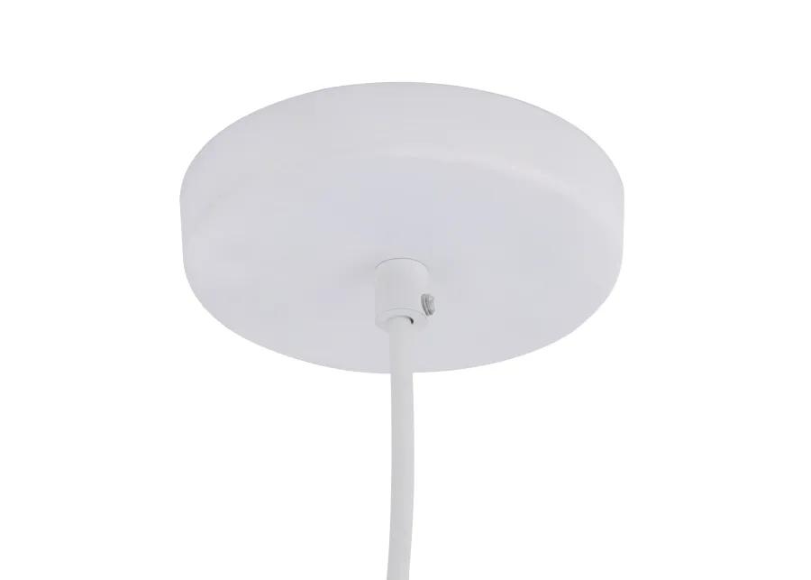 Millie White Midcentury Modern Pendant Lamp