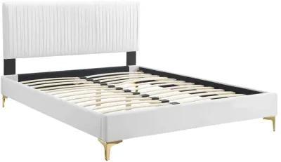 Modway - Peyton Performance Velvet Full Platform Bed