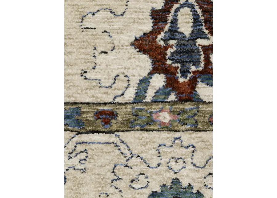 Hastings 2'3" x 7'6" Ivory Rug